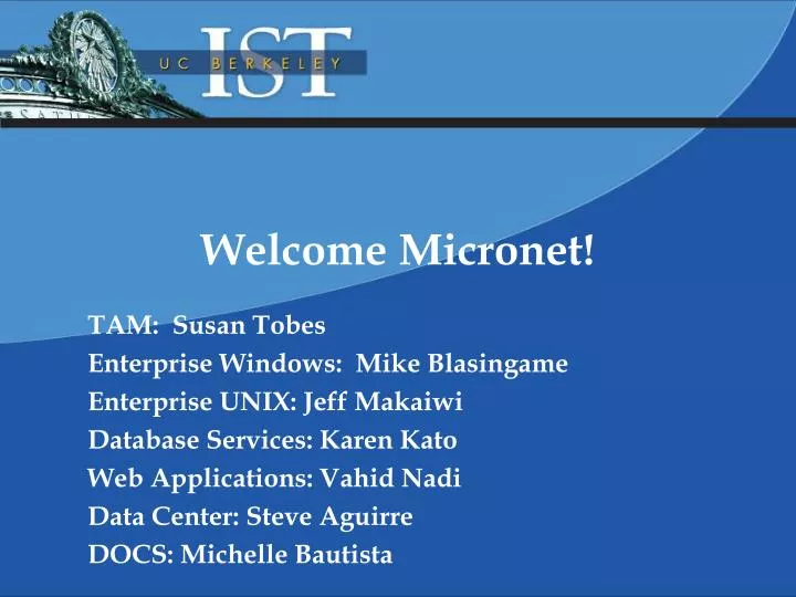 welcome micronet
