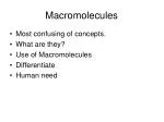 Macromolecules - slide 1