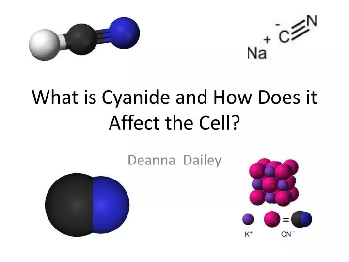 what is cyanide and how does it affect the cell