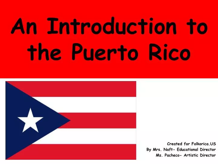 an introduction to the puerto rico