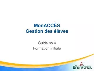 monacc s gestion des l ves