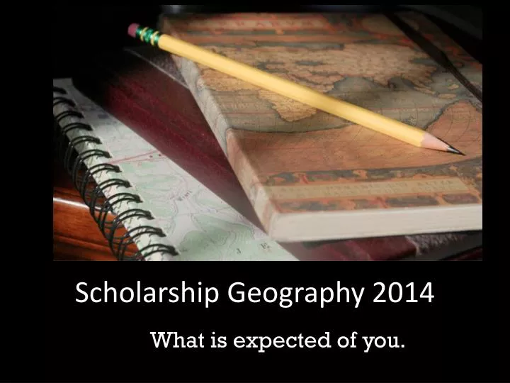 scholarship geography 2014