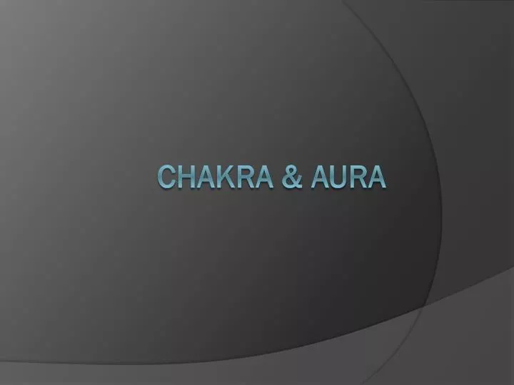 chakra aura