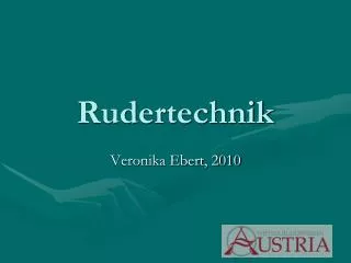rudertechnik