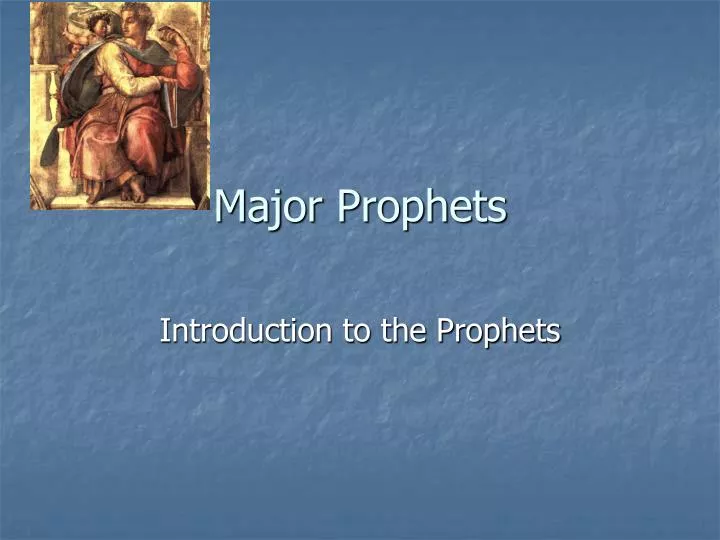 major prophets