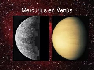 mercurius en venus