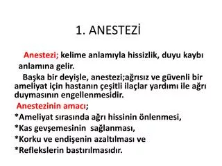 1 anestez