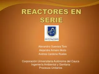 reactores en serie