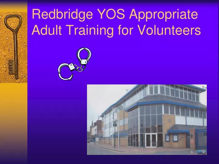 redbridge yos appropriate adult training for volunteers