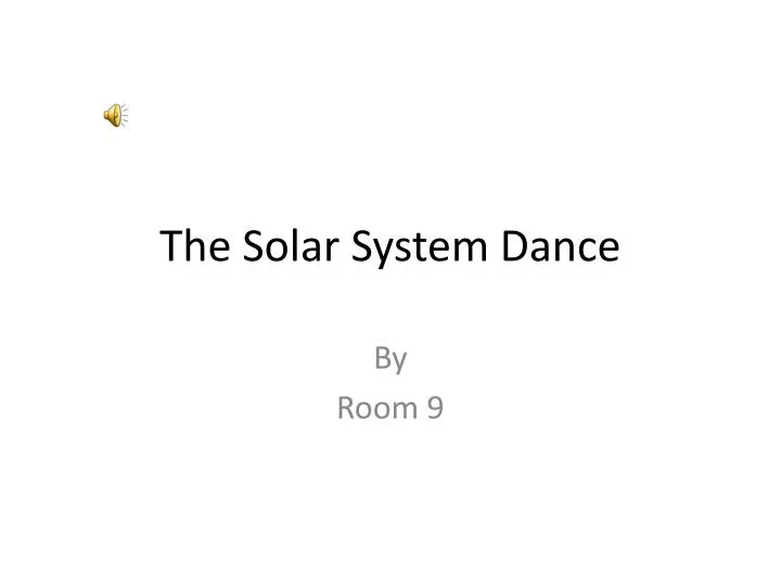 the solar system dance