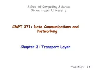 school of computing science simon fraser university