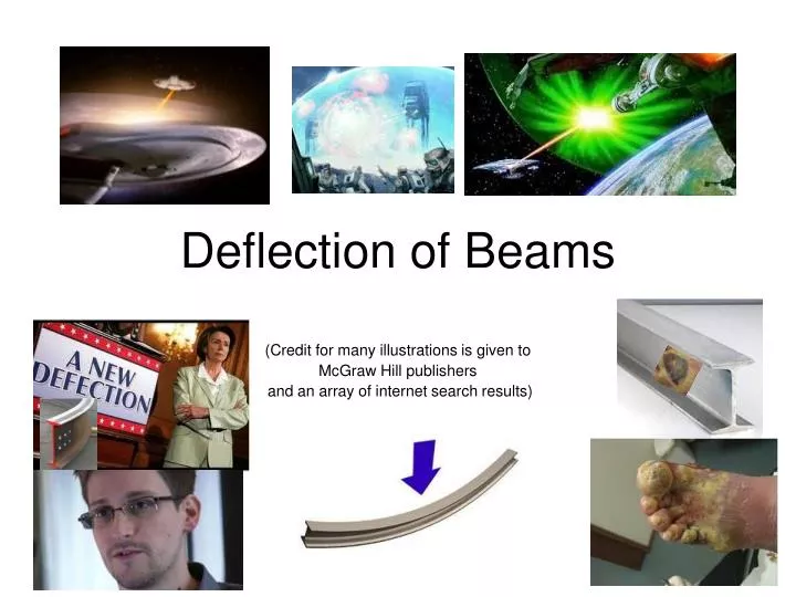 deflection of beams