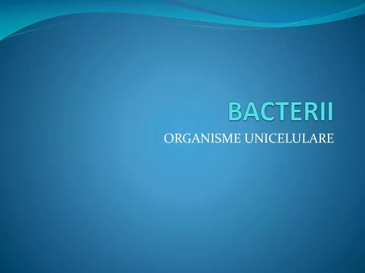 bacterii