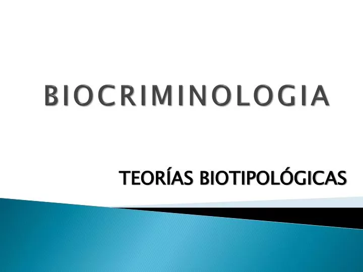 biocriminologia