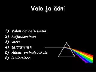 valo ja ni