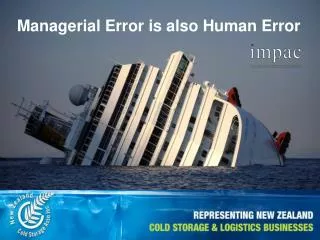 Managerial Error is also Human Error