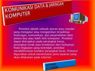komunikasi data jaringan komputer