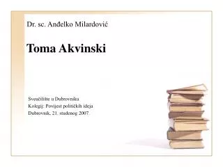 toma akvinski