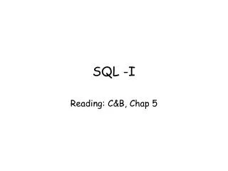sql i