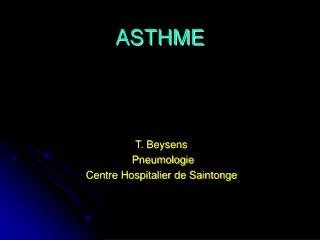 asthme
