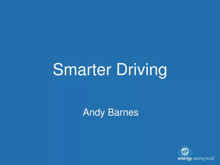 smarter driving