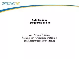 avfallsv gar p g ende tillsyn