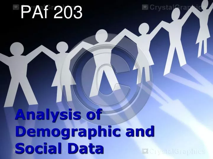 analysis of demographic and social data
