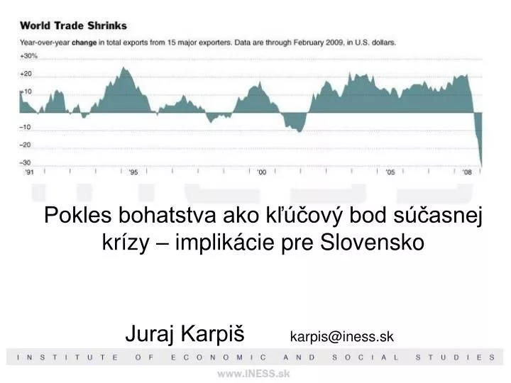 pokles bohatstva ako k ov bod s asnej kr zy implik cie pre slovensko