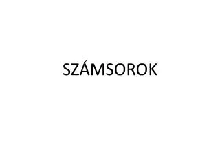 sz msorok