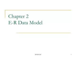 chapter 2 e r data model