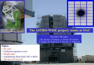 The ASTRO-WISE project: status at OAC