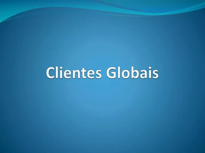 clientes globais
