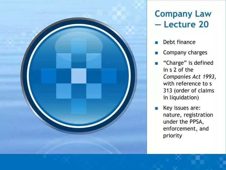 company law lecture 20