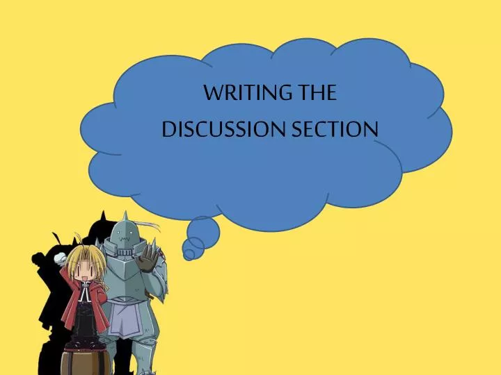 writing the discussion section