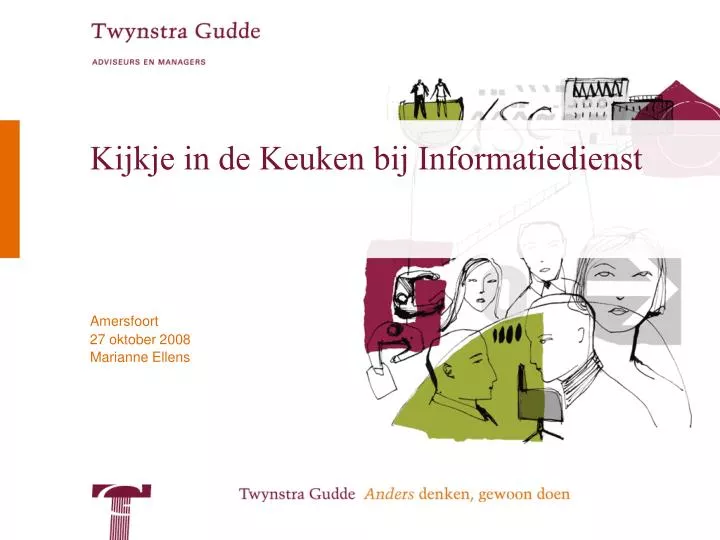 kijkje in de keuken bij informatiedienst