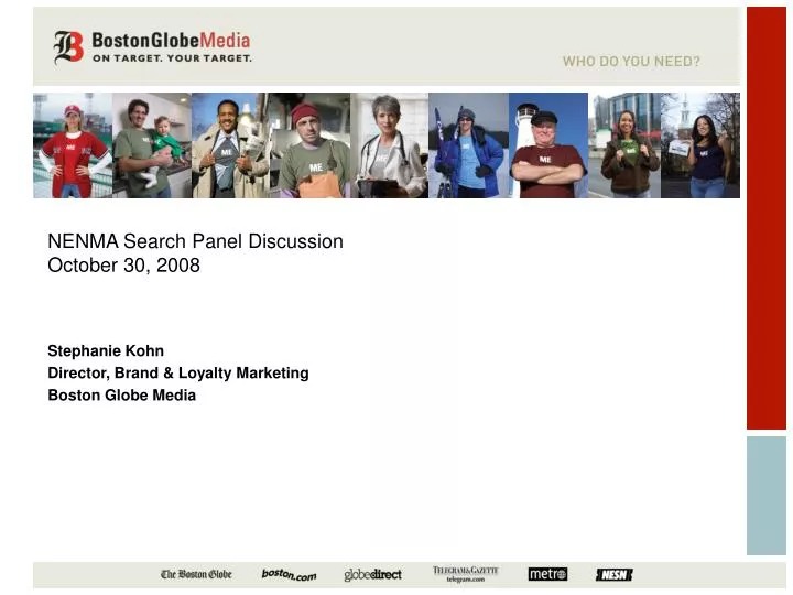 nenma search panel discussion october 30 2008