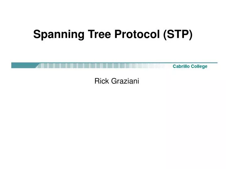 spanning tree protocol stp