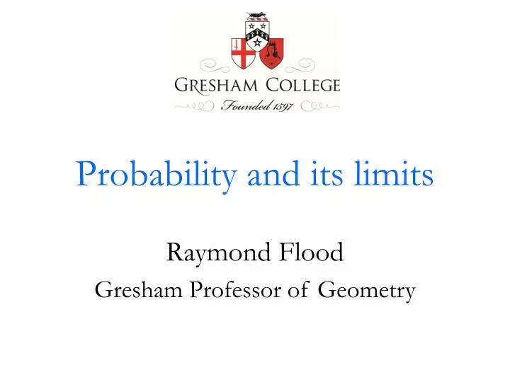 probability and its limits