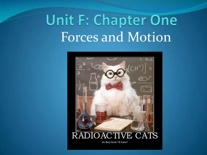 unit f chapter one