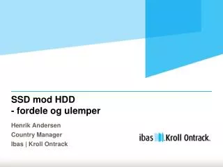 ssd mod hdd fordele og ulemper