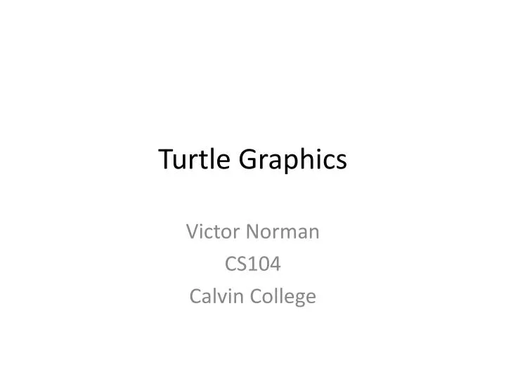 turtle graphics