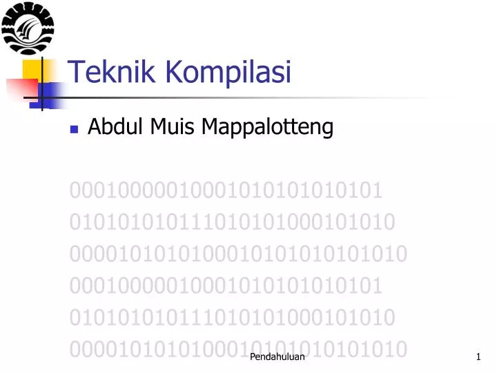 teknik kompilasi