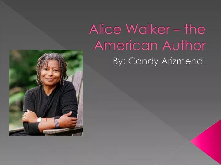 alice walker the american author