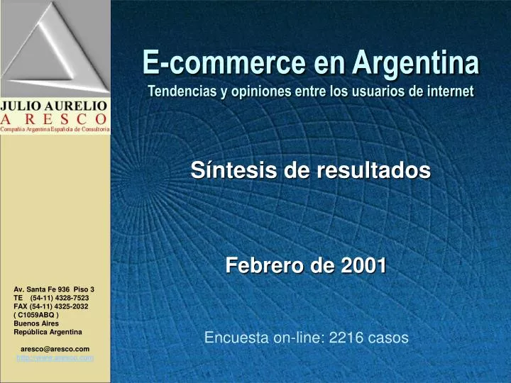 e commerce en argentina tendencias y opiniones entre los usuarios de internet