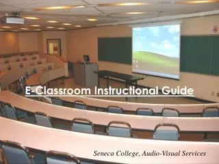 E-Classroom Instructional Guide