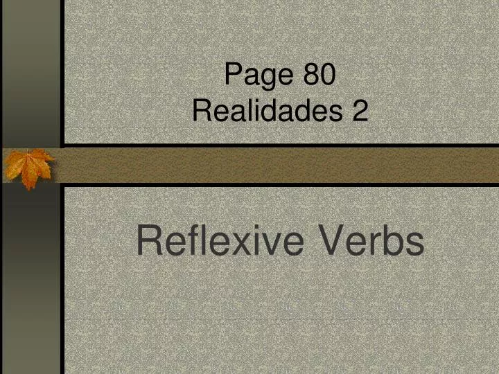 page 80 realidades 2