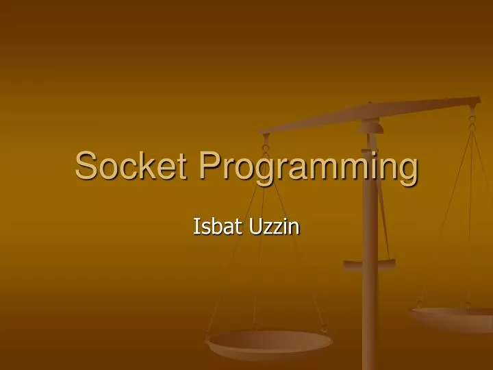 socket programming