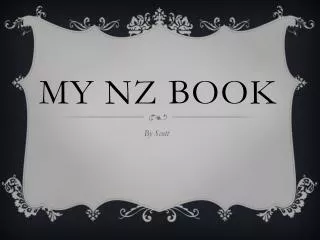 My NZ Book