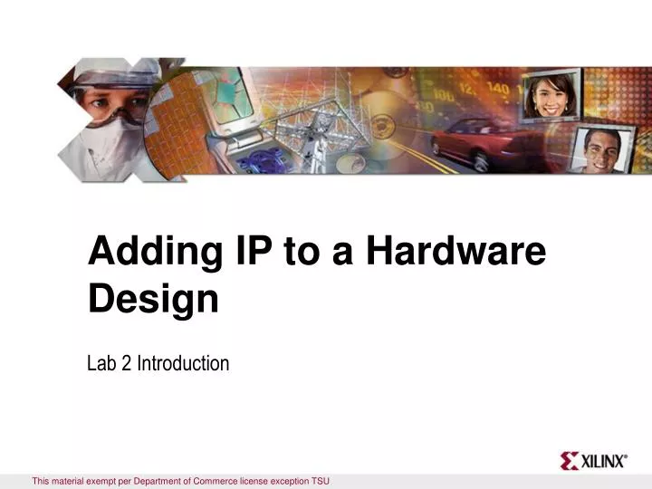 adding ip to a hardware design