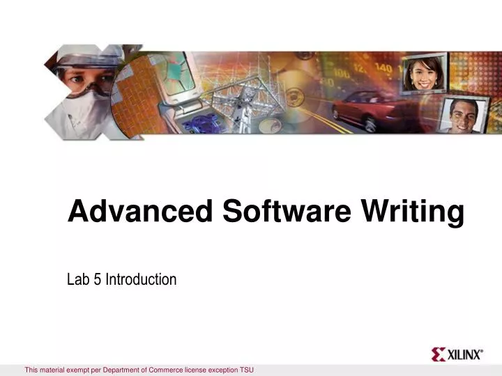 advanced software writing